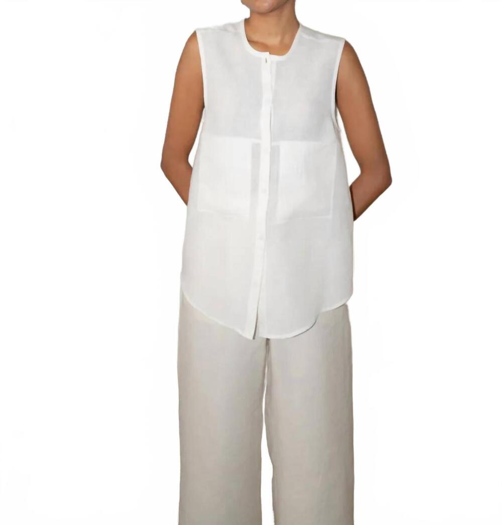 NEW ZII ROPA lena shirt in ivory